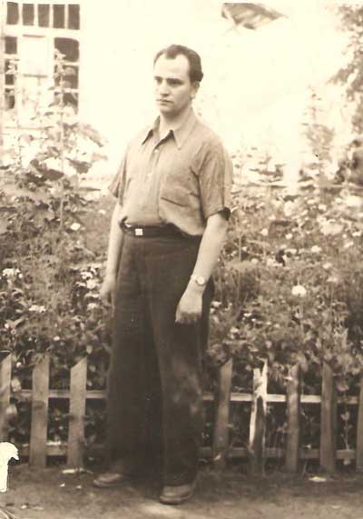 Іван Левчук під час перебування у засланні, Мордовія, 1959 р.
